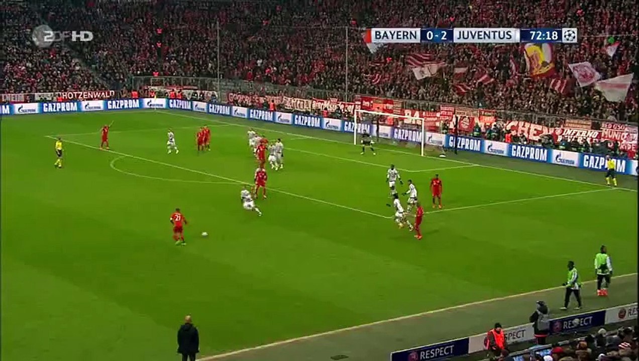 Robert Lewandowski Goal HD - Bayern Munich 1-2 Juventus - 16-03-2016