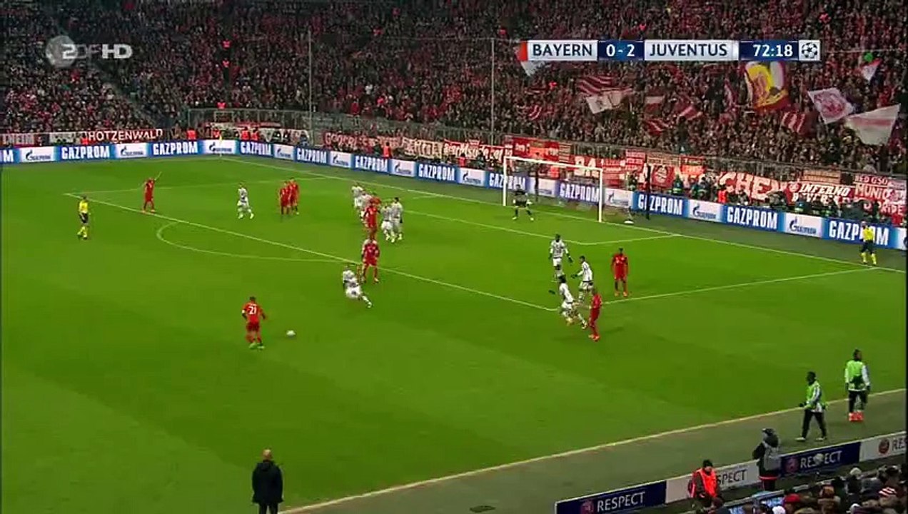 Robert Lewandowski Goal HD - Bayern Munich 1-2 Juventus - 16-03-2016