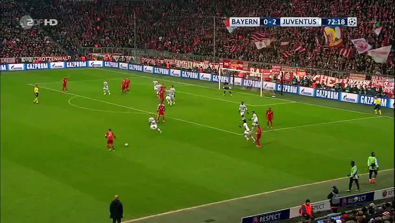 Robert Lewandowski Goal HD - Bayern Munich 1-2 Juventus - 16-03-2016