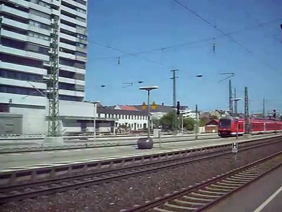 Mainfrankenbahn Einfahrt in Fürth