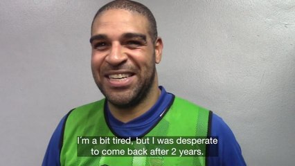 Miami United comete gafe em vídeo após primeiro treino de Adriano