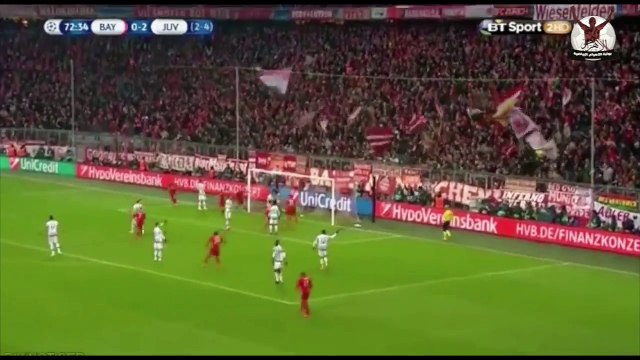 اهداف مباراة بايرن ميونيخ ويوفينتوس المثيرة في اياب دور 16 ابطال اوروبا 16-3-2016