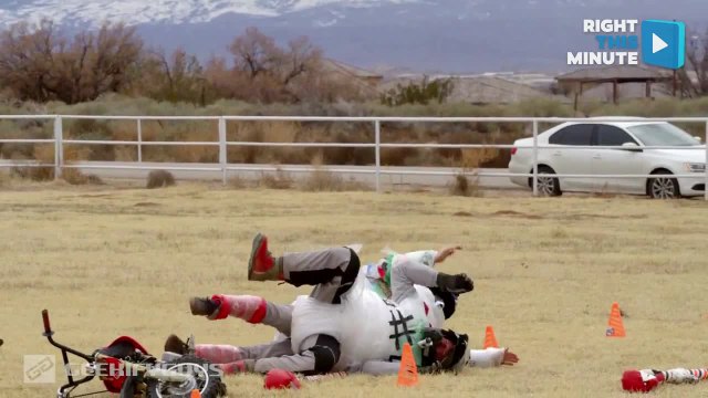 Dirt Bike Jousting With Stuart Edge & Extreme Pogo Sticking in Barcelona