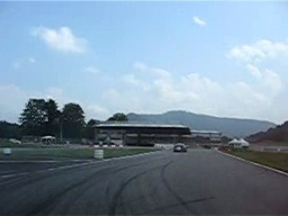 CRX tour de piste avec philippe au GEOPARC avec OSCA