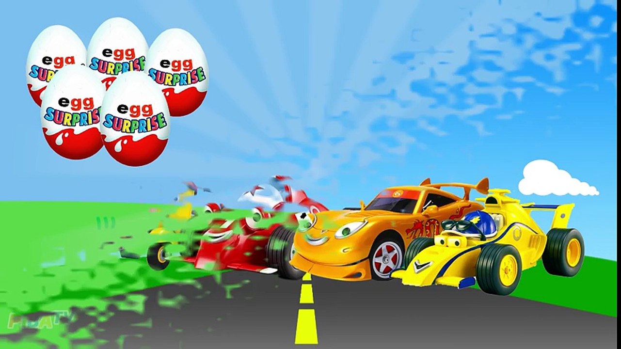 Surprise Eggs!!! Roary the racing car - Рори гоночная тачка Киндер сюрприз и другие мультики!!!