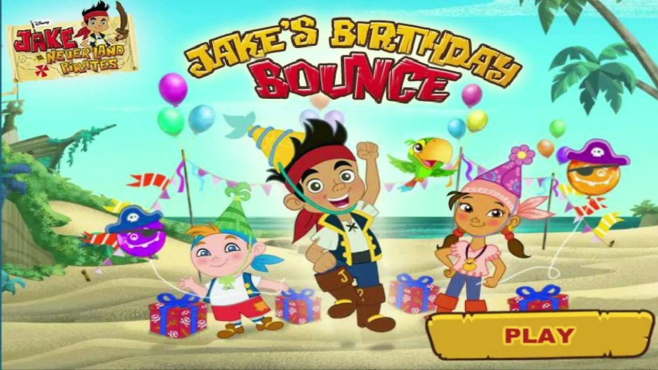 Jake And The Neverland Pirates - Jakes Birthday Bounce - Jake And The Neverland Pirates Games