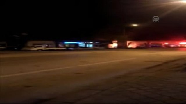 Akaryakıt İstasyonunda Lpg Dolumu Yapılan Otomobil Alev Aldı