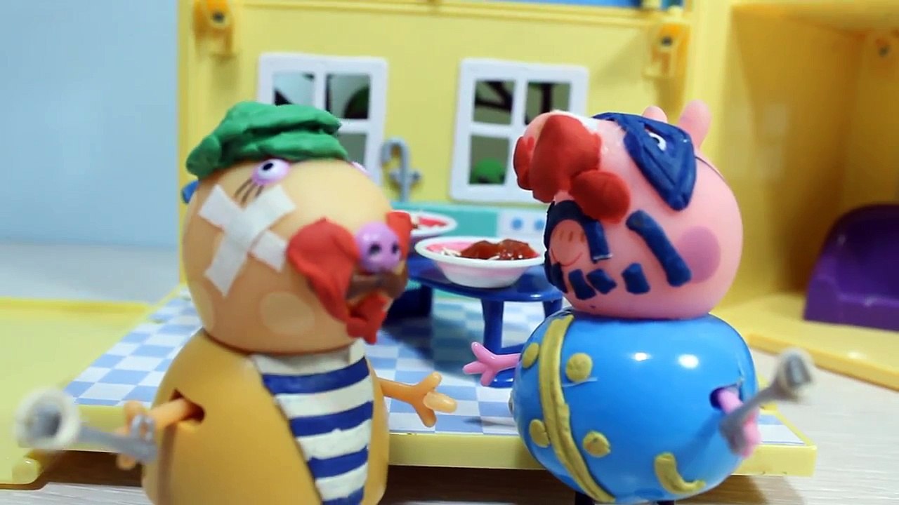 Peppa Pig Свинка Пеппа  НЕ ЗВАННЫЕ ГОСТИ Мультик с игрушками на русском