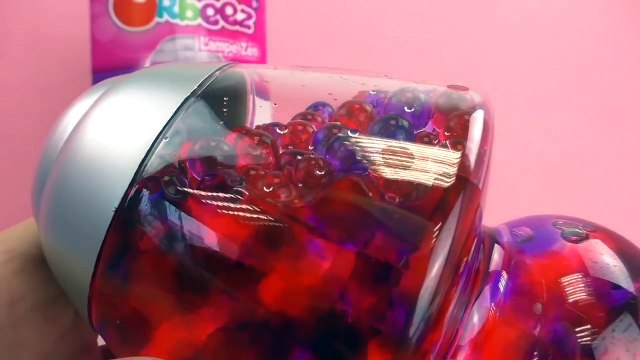 Lampe Orbeez et petites perles dont leur volume augmente fortement – Démo de la lampe d’am