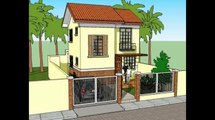 Small two storey unit house elevations and plans. Design and ideas
