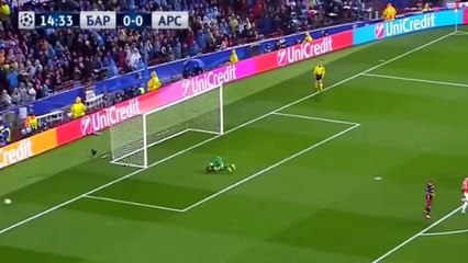 Barcelona 3-1 Arsenal  Highlights Champions League 16-03-16