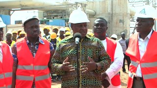 President Mahama visits power plants in Tema