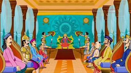 Root Of Rassagulla - Tales Of Tenali Raman In Hindi - Animated_Cartoon Stories For Kids-cartoon