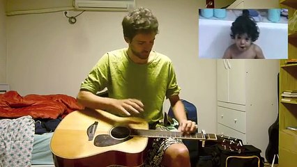 Man Plays A Song With His 1 Year Old Self