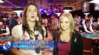 WSOP 2012:  Who Would You Rather with Jen Harman