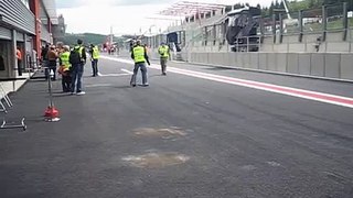Spyker F1 test Spa
