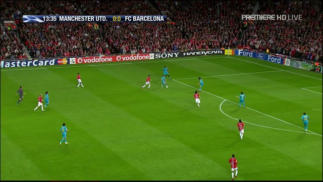 اهداف مباراة مانشستر يونايتد و برشلونة 1-0 نصف نهائي دوري الابطال 2008
