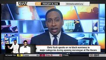 ESPN FIRST TAKE (2/29/2016): OSCAR RATINGS: RETURN OF CHRIS ROCK SEES SHOW HIT 8 YEAR LOW