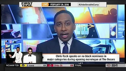 ESPN FIRST TAKE (2/29/2016): OSCAR RATINGS: RETURN OF CHRIS ROCK SEES SHOW HIT 8 YEAR LOW