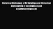 Read Historical Dictionary of Air Intelligence (Historical Dictionaries of Intelligence and