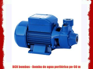 BCN bombas - Bomba de agua periférica pe-50 m