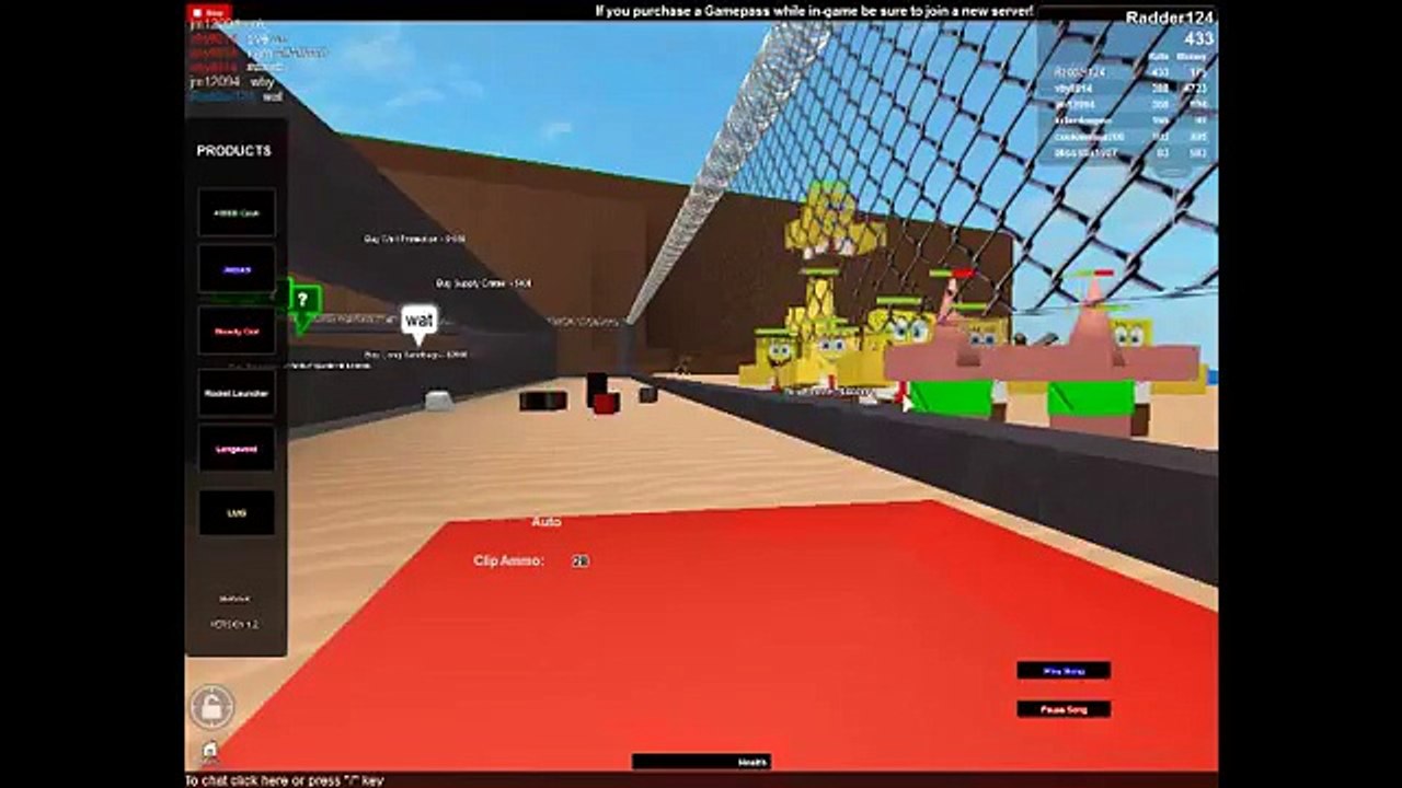 Roblox Spongebob survival