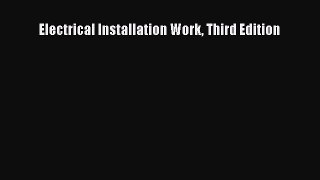 Download Electrical Installation Work Third Edition PDF Online