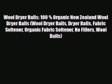 Read ‪Wool Dryer Balls: 100 % Organic New Zealand Wool Dryer Balls (Wool Dryer Balls Dryer