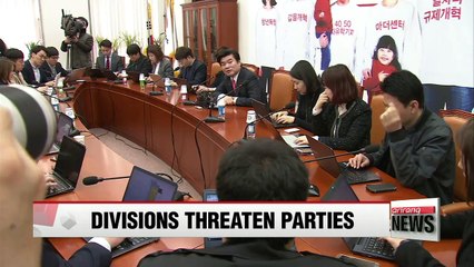 Internal divisions threaten political parties ahead of election