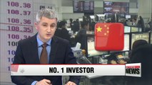 China becomes No. 1 Korean bond investor in February