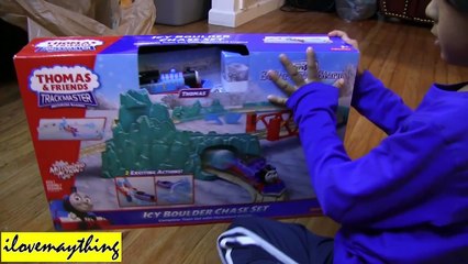 Unboxing Icy Boulder Chase Set (Part 1 of 2) Thomas and Friends Trackmaster Railway Set