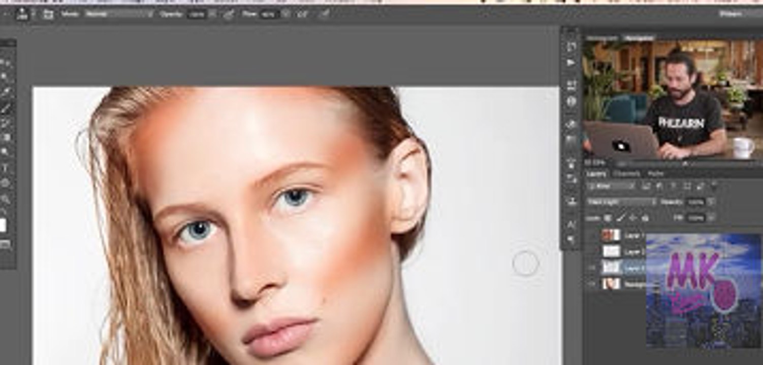 How to Contour Makeup in Photoshop