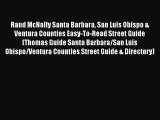 Download Rand McNally Santa Barbara San Luis Obispo & Ventura Counties Easy-To-Read Street
