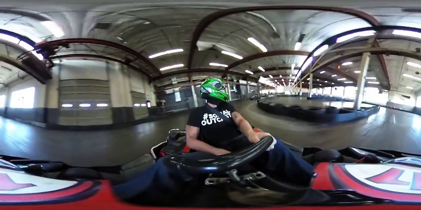 360 Video - Race along with The Social Outcasts: WWE Game Night