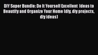 [PDF Download] DIY Super Bundle: Do It Yourself Excellent  Ideas to Beautify and Organize Your