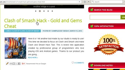 Clash of Smash Tricks unlimited gold and gems