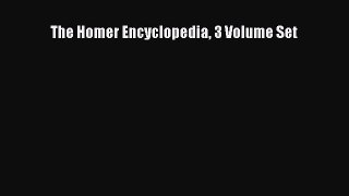 Download The Homer Encyclopedia 3 Volume Set Ebook Free