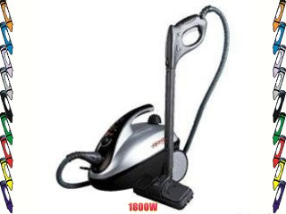 Polti Vaporetto Comfort Black Silver - Limpiador a vapor compacto con compartimento para transportar