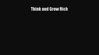 Download Think and Grow Rich  EBook