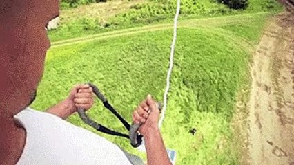 안전장비 없는 번지 점프