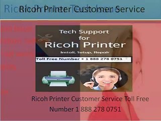 Ricoh Printer Tech Support