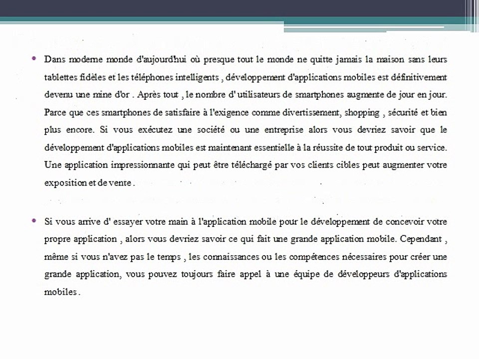 Instruction to Mobile Application Development  Selection of Mobile App Developers