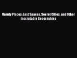 Download Unruly Places: Lost Spaces Secret Cities and Other Inscrutable Geographies PDF Online