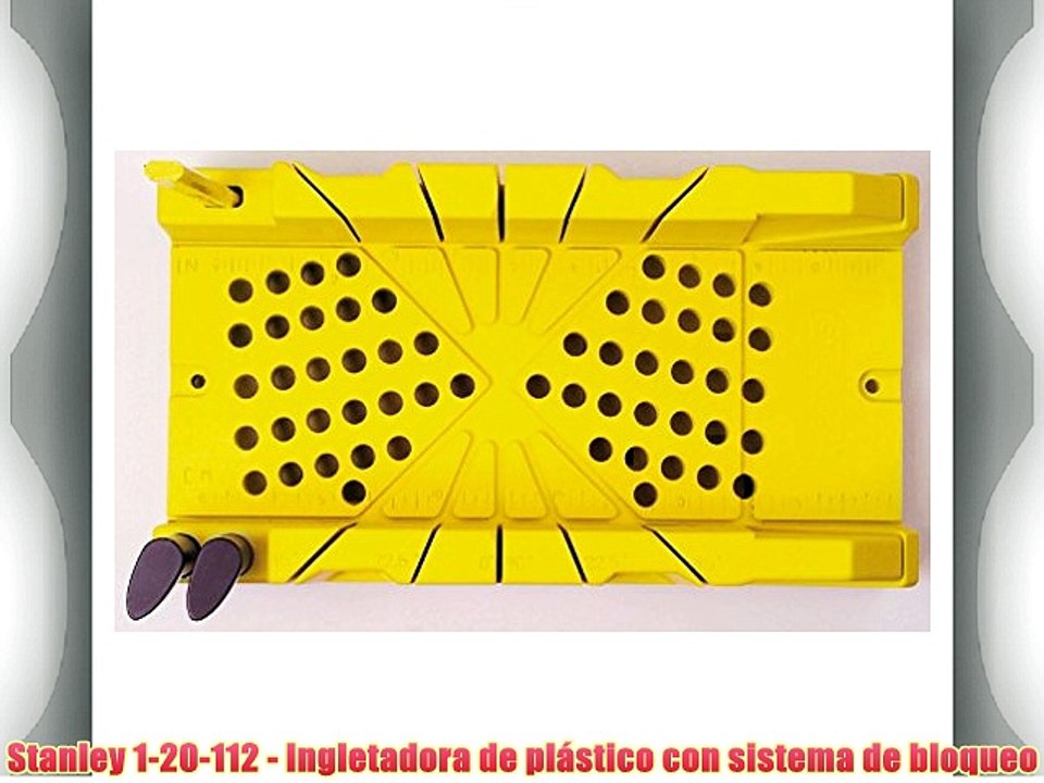 Stanley 1-20-112 - Ingletadora de plástico con sistema de bloqueo