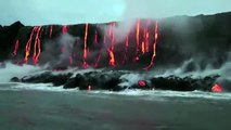 Cuando la lava y el mar se juntan | When lava and sea meet