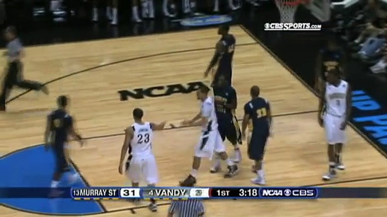 March Madness Buzzer Beater - 2010 Murray St vs.Vanderbilt Danero Thomas