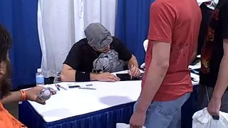 Ray Park and Peter Mayhew Signing at Wizard World Philadelphia 2009