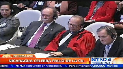 Nicaragua agradece a Dios "por enorme victoria" en La Haya frente a Colombia