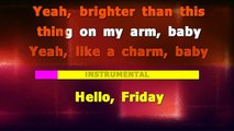 Flo Rida and Jason Derulo - Hello Friday (Karaoke Version And Lyrics)