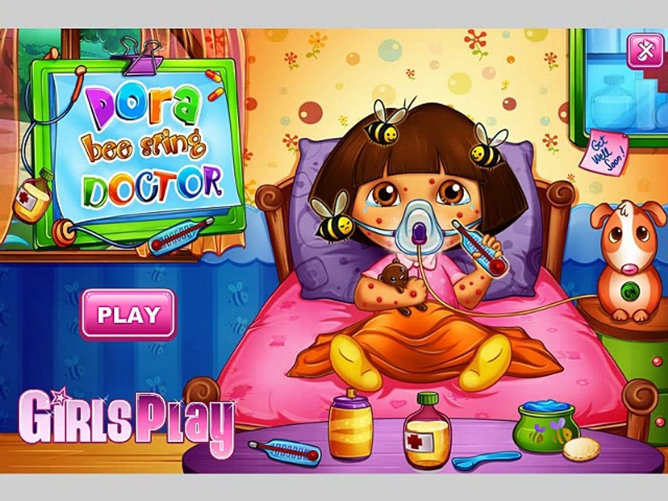 Juego Dora Enferma. Bottas cura a Dora